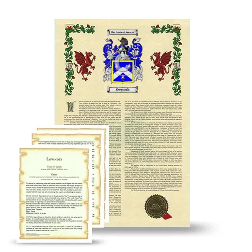 Gwyneth Armorial History and Symbolism package