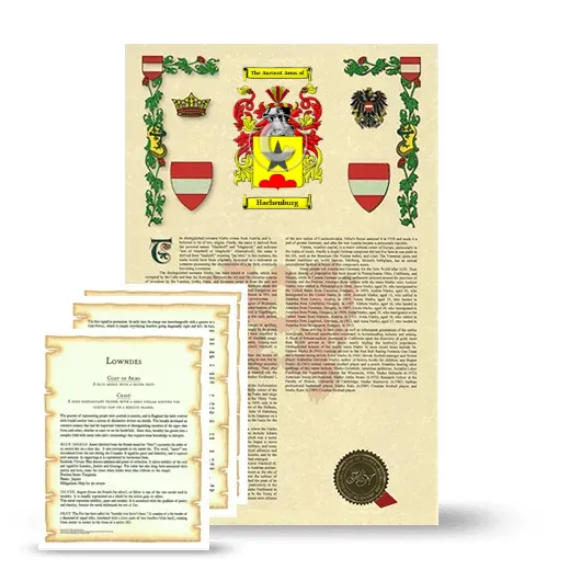 Hachenburg Armorial History and Symbolism package