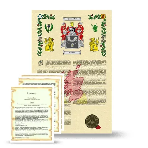 Halada Armorial History and Symbolism package