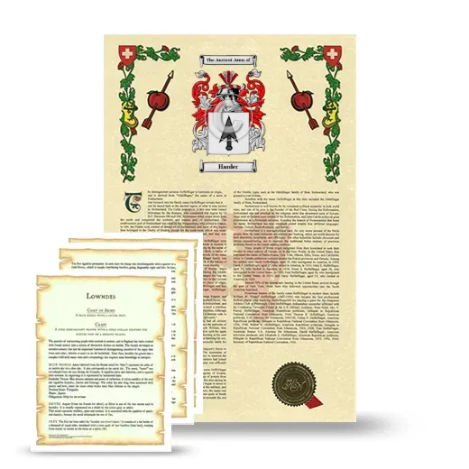 Harder Armorial History and Symbolism package