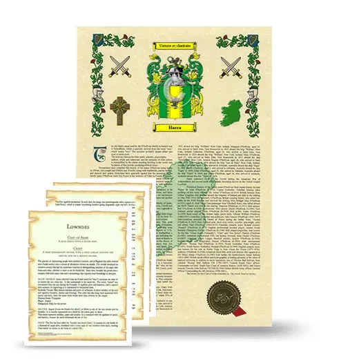 Harra Armorial History and Symbolism package