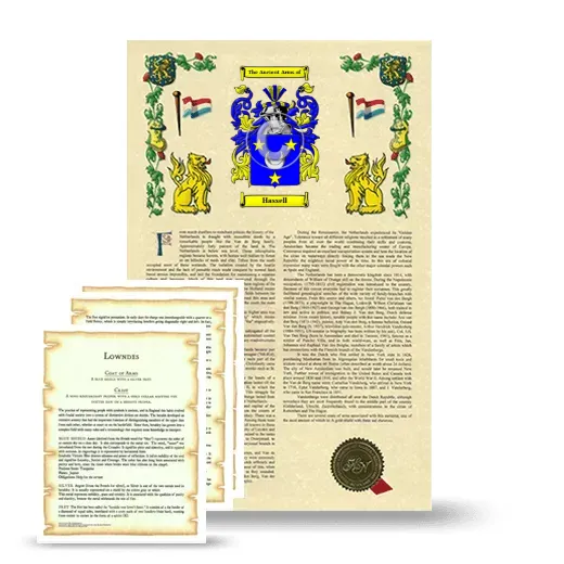 Hassell Armorial History and Symbolism package