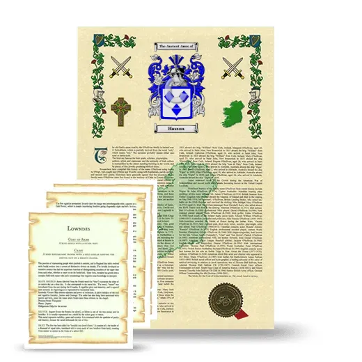 Hasson Armorial History and Symbolism package