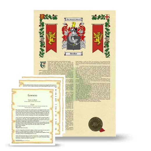 Hawker Armorial History and Symbolism package