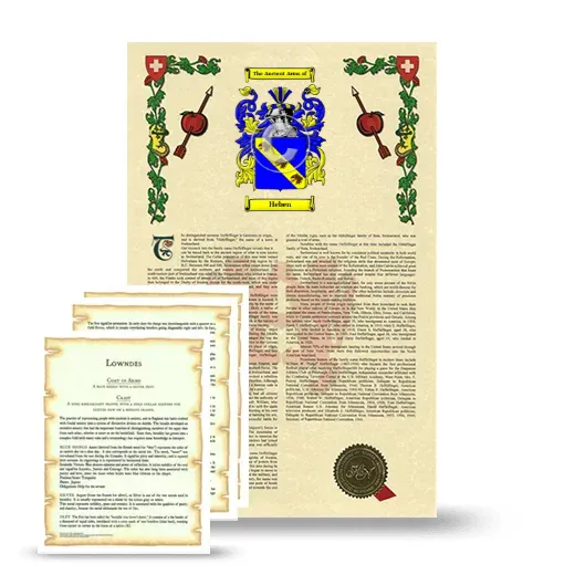 Heben Armorial History and Symbolism package