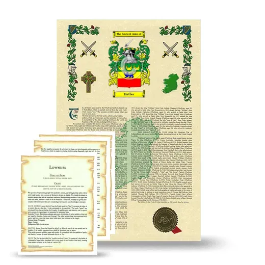 Heffer Armorial History and Symbolism package