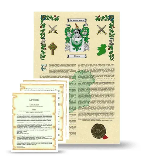 Henry Armorial History and Symbolism package