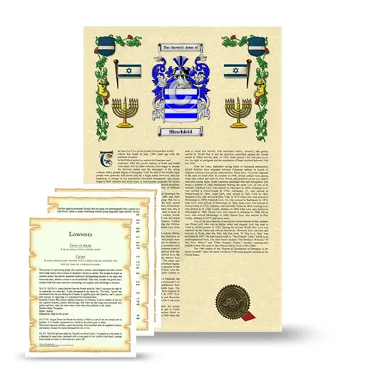 Hirschfeld Armorial History and Symbolism package
