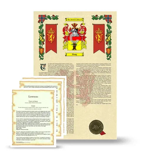 Hoag Armorial History and Symbolism package