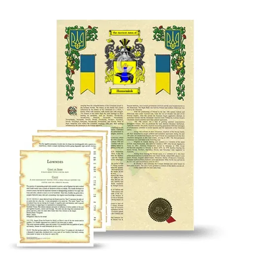 Humeniuk Armorial History and Symbolism package