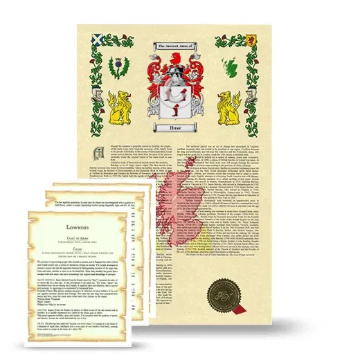 Huse Armorial History and Symbolism package