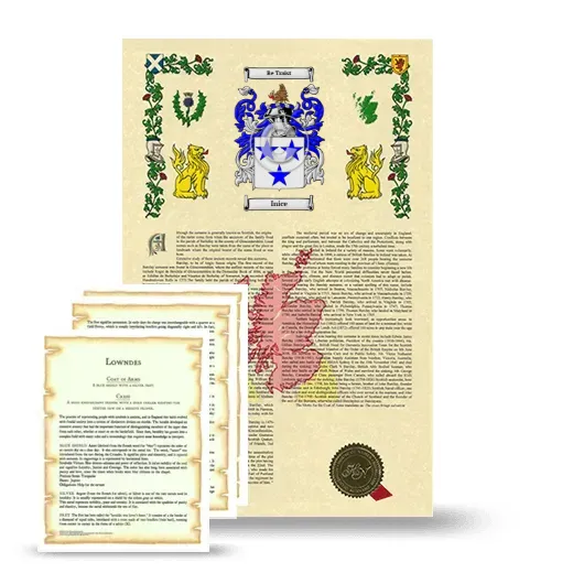 Inice Armorial History and Symbolism package