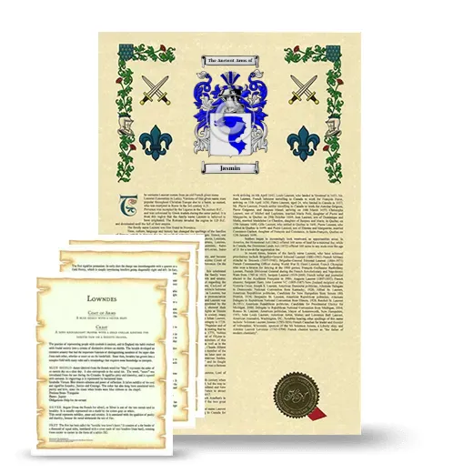 Jasmin Armorial History and Symbolism package