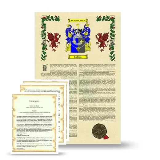 Jenking Armorial History and Symbolism package