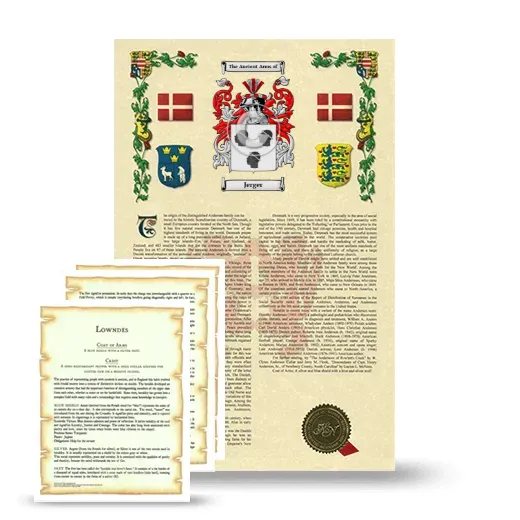 Jerger Armorial History and Symbolism package