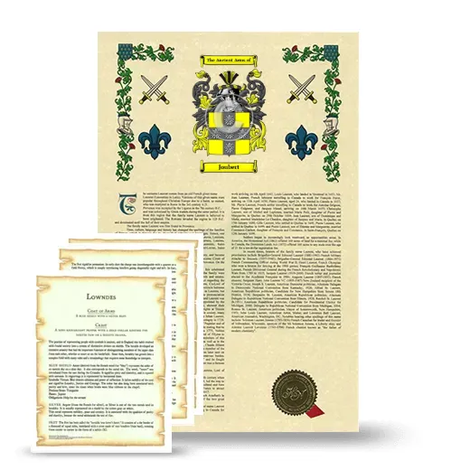 Joubert Armorial History and Symbolism package