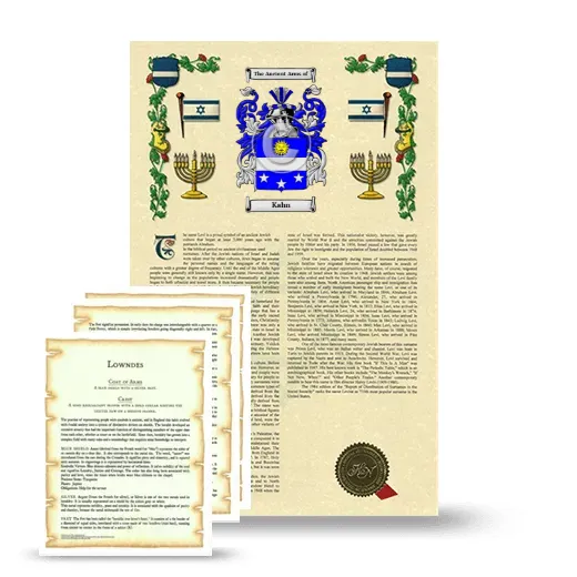 Kahn Armorial History and Symbolism package