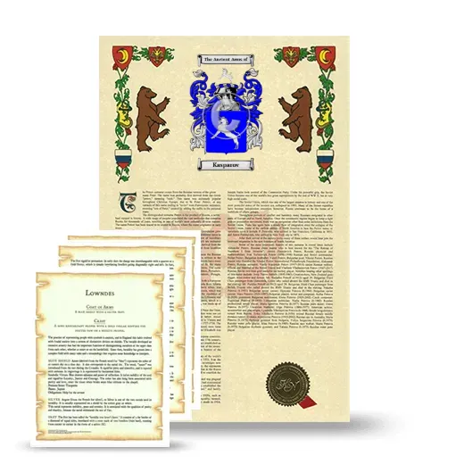 Kasparov Armorial History and Symbolism package