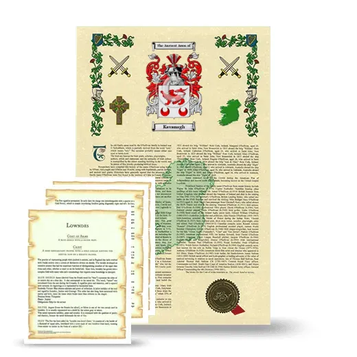 Kavanagh Armorial History and Symbolism package
