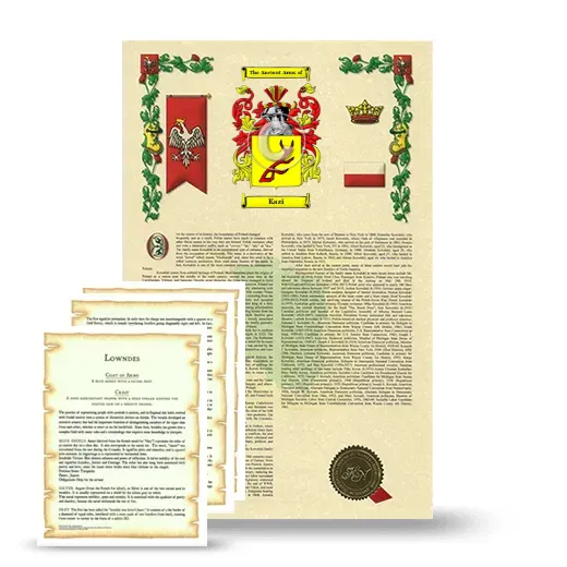 Kazi Armorial History and Symbolism package