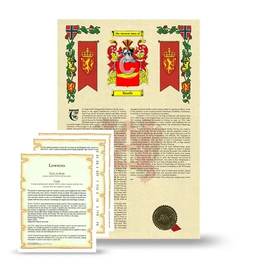 Knoth Armorial History and Symbolism package