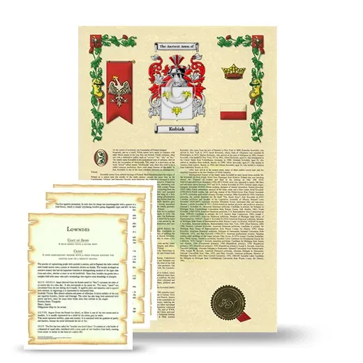 Kubiak Armorial History and Symbolism package