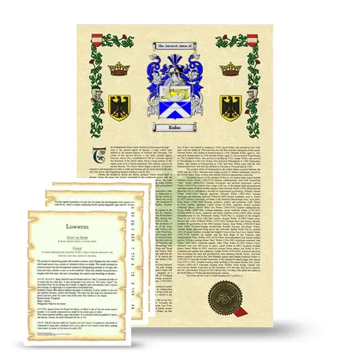 Kuhn Armorial History and Symbolism package