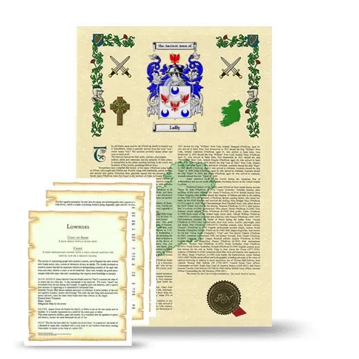 Lally Armorial History and Symbolism package
