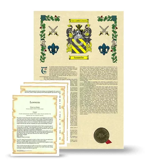 Lamarche Armorial History and Symbolism package