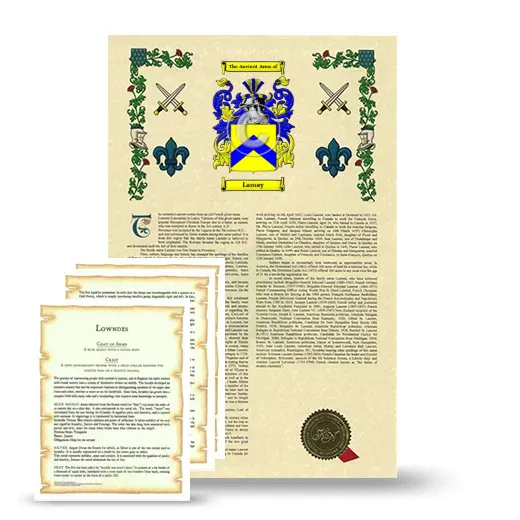 Lamay Armorial History and Symbolism package