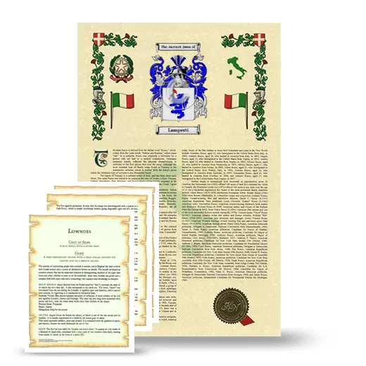 Lamperti Armorial History and Symbolism package