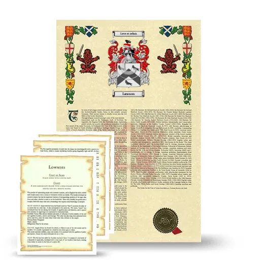 Lawson Armorial History and Symbolism package