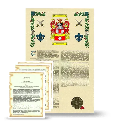 Lebranche Armorial History and Symbolism package