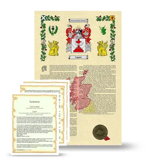Legate Armorial History and Symbolism package