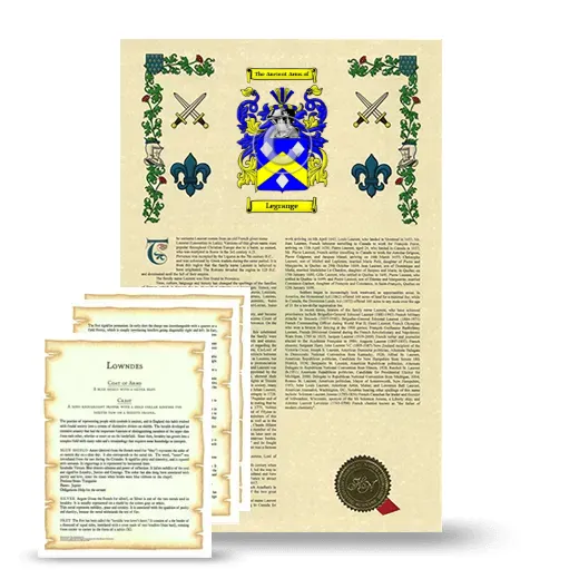 Legrange Armorial History and Symbolism package