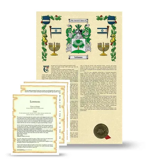 Lehman Armorial History and Symbolism package