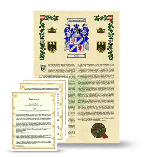 Leos Armorial History and Symbolism package