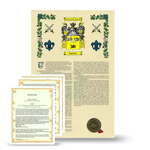 Lepointe Armorial History and Symbolism package
