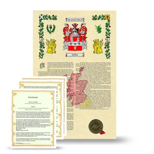 Letten Armorial History and Symbolism package