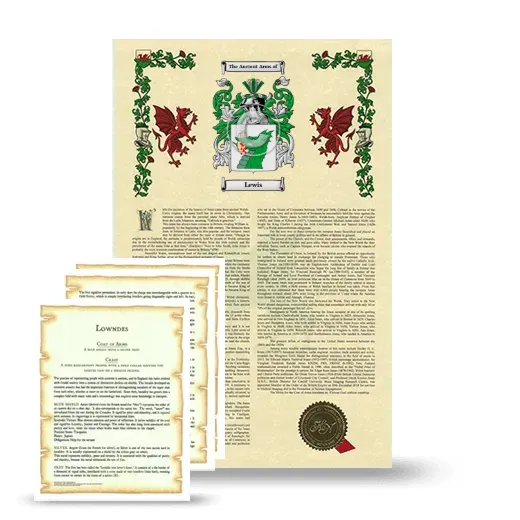 Lewis Armorial History and Symbolism package