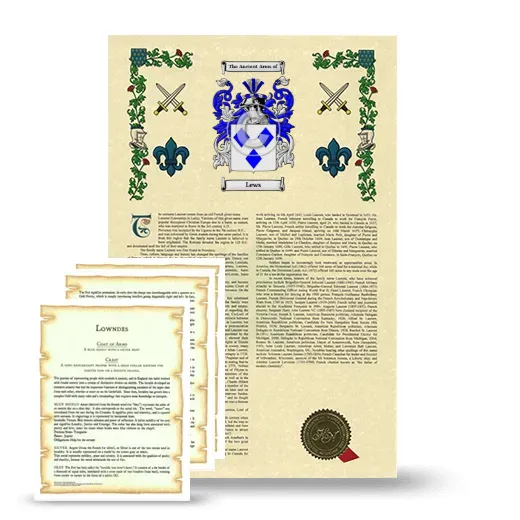 Lews Armorial History and Symbolism package