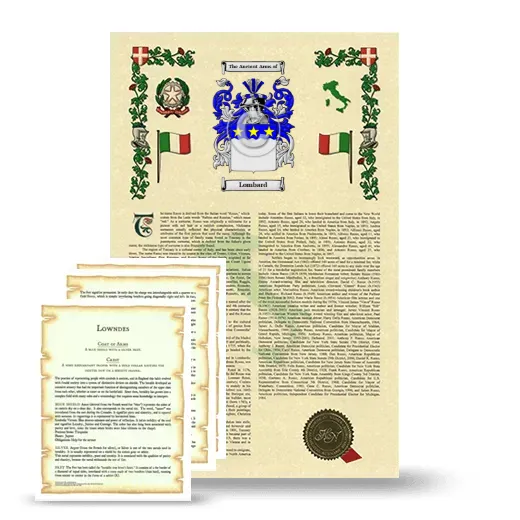 Lombard Armorial History and Symbolism package