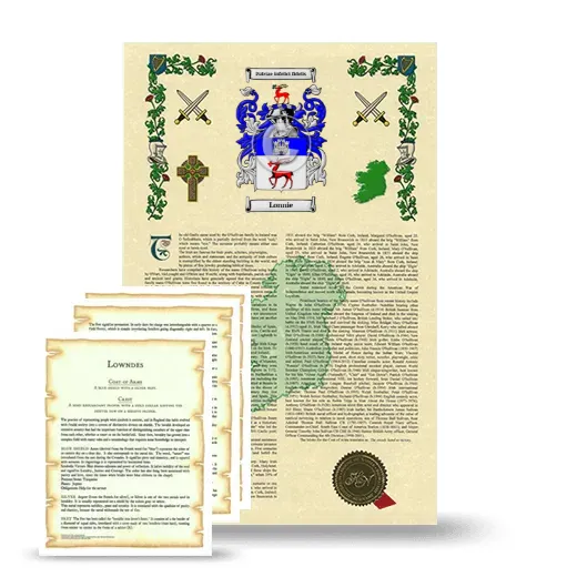 Lonnie Armorial History and Symbolism package