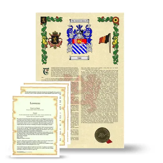 Loo Armorial History and Symbolism package