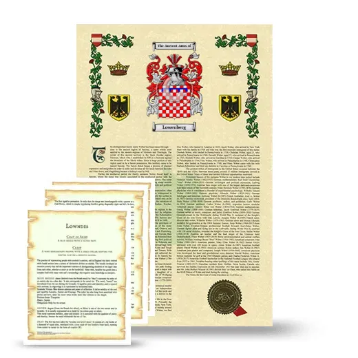 Lowenberg Armorial History and Symbolism package