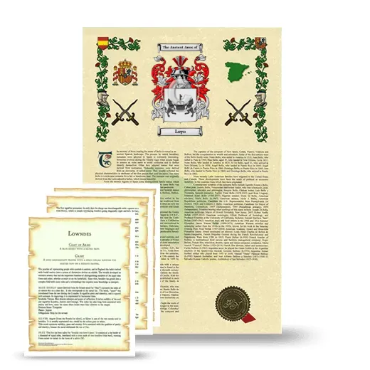 Loyo Armorial History and Symbolism package