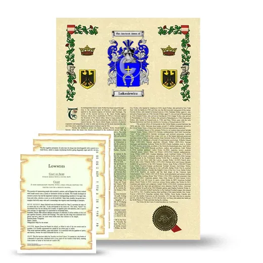 Lukasiewicz Armorial History and Symbolism package