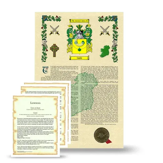 Lurie Armorial History and Symbolism package