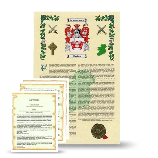 Maglone Armorial History and Symbolism package