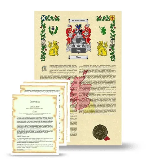 Man Armorial History and Symbolism package